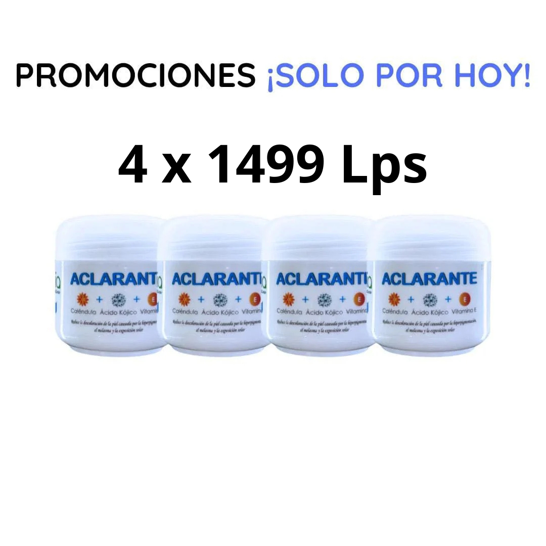 ¡Llévate 2 Cremas Aclarantes a Lps 949!